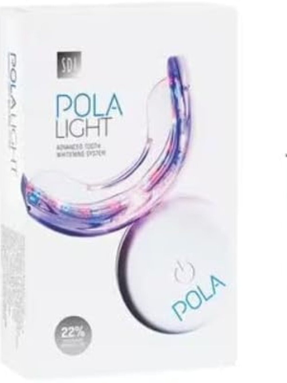 PolaLight Home Tooth Whitening System Kit 22% Carbamide Peroxide Ea